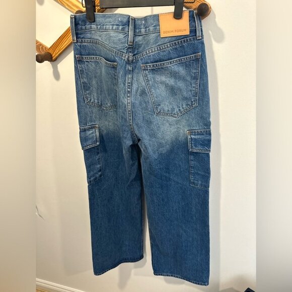 DENIM FORUM -The Farrah Hi-rise Cargo Jean - Picture 7 of 9